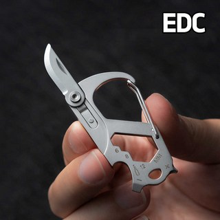 초경량 EDC 나이프 EC20 카라비너 백패킹 등산 캠핑 나이프, 1개