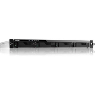 아수스토어 로커스토르 4RD AS6504RD - 4베이 NAS 쿼드코어 2.1GHz CPU 2.5GbE 포트 8GB DDR4 1U 랙마운트 서버 이중 전원 공급 장치