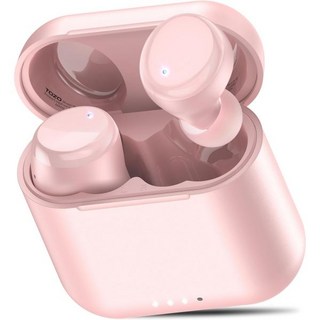 TOZO 토조 오픈 이어폰 오픈형 무선 크리스탈 버즈 헤드폰 리얼 스테레오 블루투스 플레이, T6 Mini Pink Gold, 1개