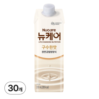 대상웰라이프 뉴케어 구수한맛 완전균형영양식, 30개, 200ml