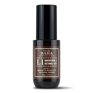 코스드바하 L1 바쿠치올 20000ppm 레티놀 5000IU 비타민A 앰플 세럼, 1개, 30ml