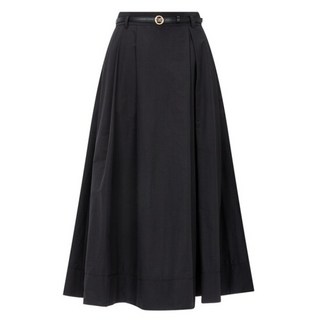 지컷 벨티드 플리츠 스커트 7213335202 365679