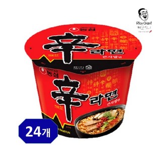농심 신라면 큰사발 114g, 24개