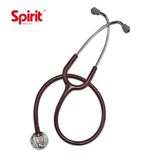 스피릿 전문의용 청진기 CK-M600PF 단면, 10(버건디), 1개