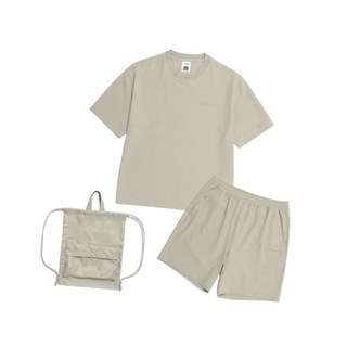 매장정품 NATIONALGEOGRAPHIC 내셔널지오그래픽 N252UPB900 우븐 반팔반바지 BEIGE KHAKI N252UPB900117 309222