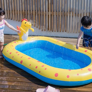 공룡 물놀이 분수매트 유아 어린이 애견 물놀이풀장 물놀이매트 베란다물놀이 어린이집물놀이 실내물놀이 LRM-170, 1개