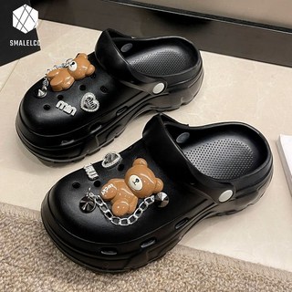 SMALELCC 여름 무중력 키높이 샌들 데일리 발편한 여성 슬리퍼 사무실슬리퍼