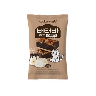 쿠캣 버터바 초코스모어, 3개, 80g