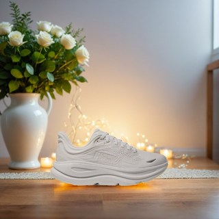 [늘정품] 호카 HOKA 본디9 화이트 1162011-WWH 남성용 일상정 올데일리 쿠셔닝 프리미엄 폼 미드솔 패션스니커즈 러닝화