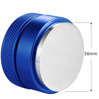 JINGHENG 스테인레스 탬퍼 탬핑 레벨링 디스트리뷰터 49 51 53 54 58mm, 58mm플랫블루, 1개