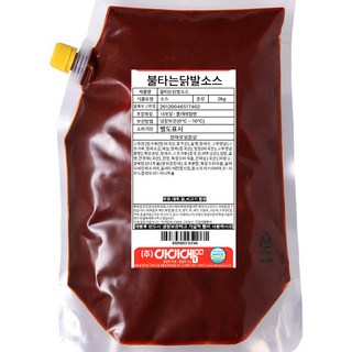 아이엠소스 불타는닭발소스, 2kg, 1개