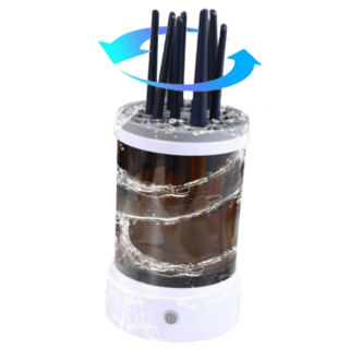 [세척끝판왕!] 애니윙 메이크업 브러쉬 전동 세척기 클리너 사용 모습