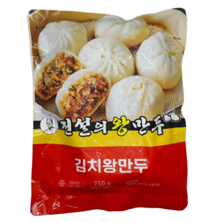 [전설의왕만두 공식몰] 김치 왕 만두, 3개, 750g