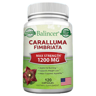 Caralluma Fimbriata 1200mg - 천연 추출물 체중 감량 보조제 식물 뿌리 식욕 억제제 및 순수 에너지 부스터 최대 강도 슬림 지방 연소제, 1개