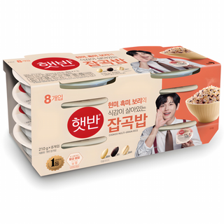 햇반 잡곡밥, 210g, 8개