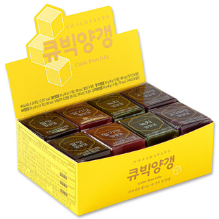 화과방 큐빅양갱 (40gx24개입) +쇼핑백, 화과방큐빅 영양갱(40gx24입) /특가중, 1개, 960g