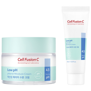 Cell Fusion C 秀膚生 弱酸性保濕霜 80ml+40ml 2件組, 120ml, 1組