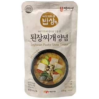 매일 맛있는 밥상 된장찌개 양념 소스 100g x 12팩 간편한 건강한 매일식품, 12개