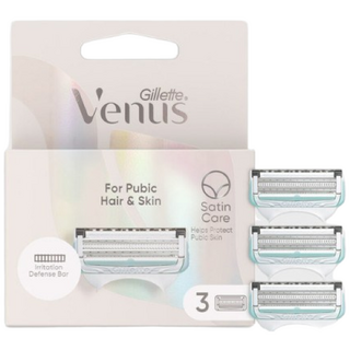 질레트 비너스 Y존 제모기 면도날, 3개입, 1개
