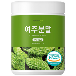 여주 분말 국내산 100 % 식약처 HACCP 인증 추출 가루 국산 여주분말 대용량, 1개, 300g