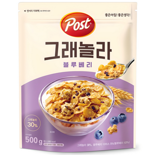 포스트 그래놀라 시리얼 블루베리, 500g, 1개