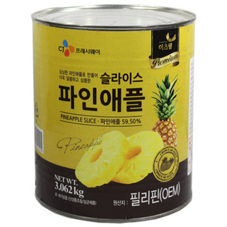 이츠웰 파인애플캔(슬라이스)3.062Kg, 3.062kg, 2개