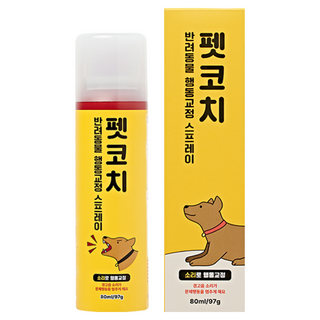 펫코치 반려동물 행동교정 스프레이 80ml 짖음 입질 공격성 훈련용, 1개, 단품