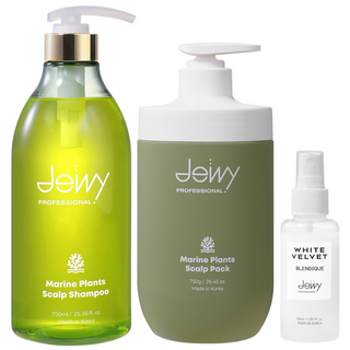 듀이프로페셔널 마린 플랜츠 스캘프 샴푸 750ml+팩 750g+블렌디크 화이트벨벳 60ml, 1개