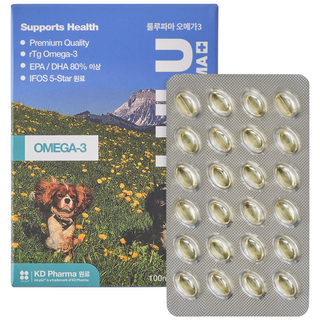 룰루파마 반려동물 영양제, 60정, 오메가3, 1개
