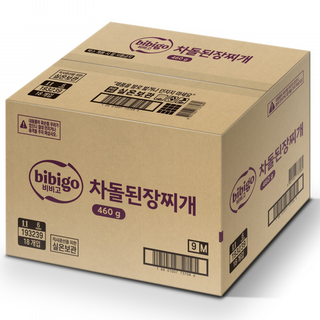 비비고 차돌된장찌개, 460g, 18개
