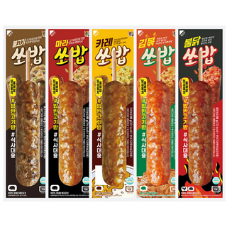 미트벨리 쏘밥 혼합5종 (불고기+마라+카레+김치볶음+불닭), 2개, 425g