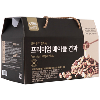 오하루 자연가득 프리미엄 메이플 견과, 24개