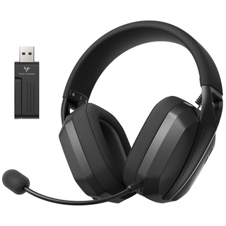 벤트론스 무선 게이밍 헤드셋 2.4G C타입 7.1가상채널 PC PS 게임 블루투스, 블랙, CT780 LITE