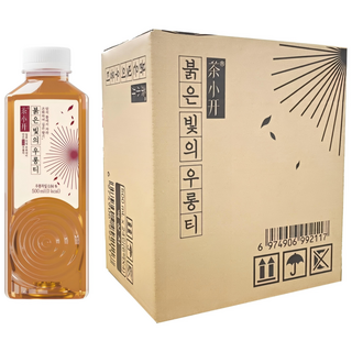 붉은빛의 우롱티, 1박스, 24개입, 500ml