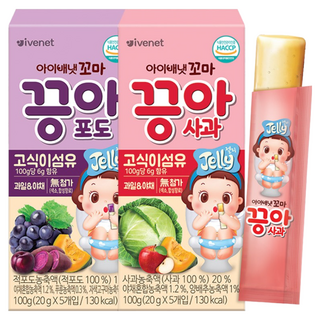 아이배냇 꼬마 끙아젤리 포도맛