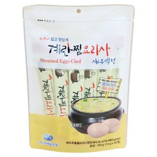 계란찜요리사 새우액젓, 100g, 2개