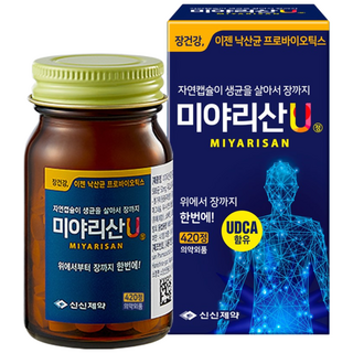 [신신제약] 미야리산U 낙산균 프로바이오틱스 420정, 1개