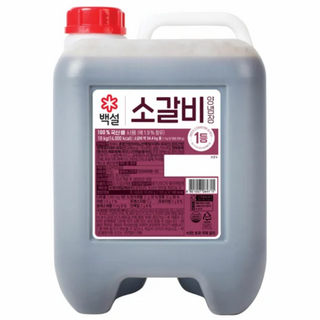 CJ 제일제당 백설 소갈비양념 10kg 고기 소스 양념, 1개