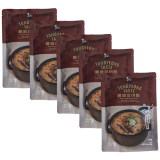 통영 자연산 기운찬 장어탕 담백한 맛 보양식 몸보신 국내산 바다장어, 5개, 500g