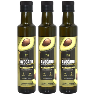 아임 최상급 HASS품종 100% 엑스트라버진 아보카도오일 냉압착, 3개, 250ml