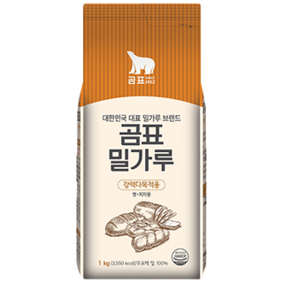 곰표 강력분 밀가루 /빵 피자용, 1kg, 1개