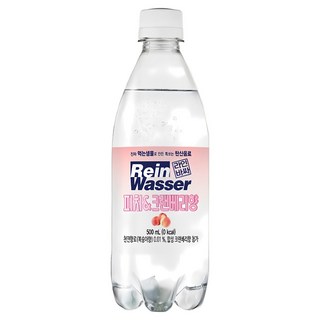 라인바싸 탄산수 플레인+자몽, 40개, 500ml