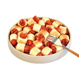 문어모양 비엔나소시지 소떡롤 문어발핫떡 1kg 5봉 (총 5kg), 5개