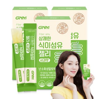 상쾌한 식이섬유 젤리 사과맛 / 난소화성말토덱스트린 배변활동 원활에 도움을 줄 수 있음, 300g, 3박스