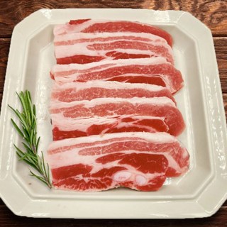 [템포크] 통밀먹인 삼겹살 구이용, 1kg, 2개