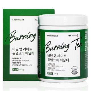 에버비키니 버닝 앤 라이트 듀얼코어 버닝티, 1개, 150g