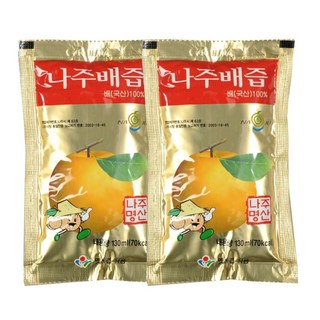 맛있고 달달한 대용량 나주배즙 130ml, 단일옵션, 30팩