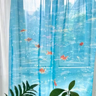 루멘 쉬폰 패브릭 포스터 인테리어 가리개