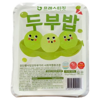 파주장단콩 사임당두부 [두부밥] 다이어트 음식 저탄수화물 도시락 프레스티짓, 6개, 150g