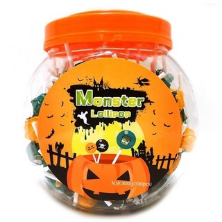 대용량 할로윈 몬스터 롤리팝 캔디 100p, 800g, 1개